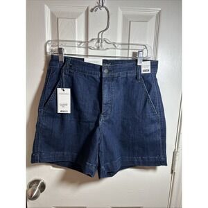 Judy Blue Dark Blue High Waist Denim Shorts